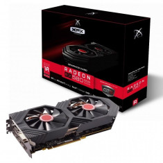 Placa video XFX RX-580P8DFD6, AMD RADEON RX 580 8GB 1386M D5 BP foto