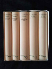 I.L. Caragiale ? Opere 1, 2, 3, 4, 5 (Academia Romana, ed. de lux, 5 vol.) foto