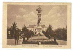 Turnu-Severin 1910 - statuia lui Traian foto