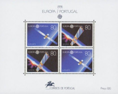 Portugalia 1991 - Europa space, bloc neuzat foto