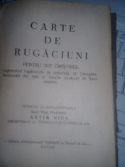 CARTE DE RUGACIUNI VECHE, foto