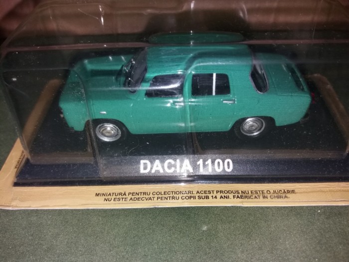 Macheta Dacia 1100 - Masini de Legenda scara 1:43 Macheta Dacia 1100 - Masini de Legenda scara 1:43