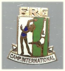 Insigna F.R.Gimnastica, Camp.International foto