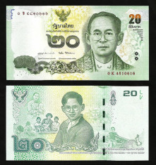 Thailanda 2017 - 20 baht UNC foto