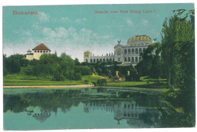 3770 - BUCURESTI, Park Carol I - old postcard, CENSOR - used - 1917 foto