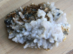 Specimen minerale - CUART, CALCITA, SIDERIT SI STIBINA (B3) foto