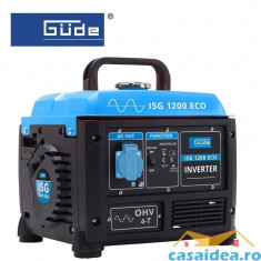 Generator de curent pe benzina cu invertor 1200 W ISG 1200 ECO GUEDE 40657 foto