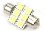 Led auto sofit cu 6 SMD 31 mm foto