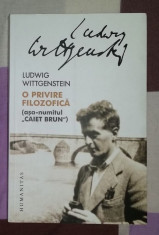 Ludwig Wittgenstein - O privire filozofica (a?a-numitul ?Caiet brun?) foto