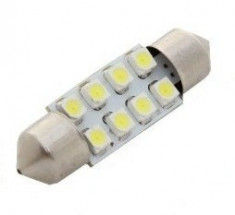 Led auto sofit cu 8 SMD 41 mm foto