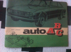 AUTO ABC Virgil Stanoiu ilustrata desene carte editura tehnica hobby 1969 foto