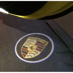 Proiectoare Portiere cu Logo Porsche foto