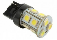 Led auto T20 Rosu 13 SMD foto