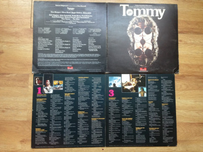 THE WHO - TOMMY (2LP,2 VINILURI,1975,POLYDOR,Made in UK) vinil vinyl foto