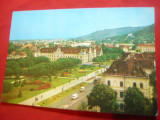 Ilustrata Brasov - circulat 1967 color, Circulata, Printata