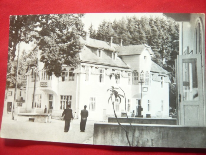 Ilustrata Sangiorz Bai- Cladirea Administratiei Statiunii ,circ. 1964