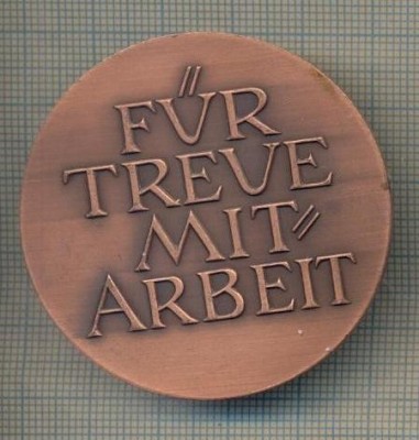 MEDALIE Y27 - FUR TREUE MIT ARBEIT -FELDMUHLE 10 JAHRE - GERMANIA foto