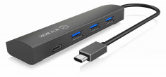 RaidSonic IcyBox 3x Port USB 3.0 &amp;amp; 1x USB Type-C Hub foto