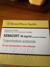 Medicament Kenacort 40mg./ml., infiltratii genunchi, etc....40 euro cutia foto