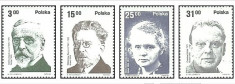 Polonia 1982 - Nobel Laureates, serie neuzata foto