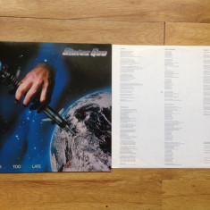STATUS QUO - NEVER TOO LATE (1981,VERTIGO,Made in FRANCE) vinil vinyl