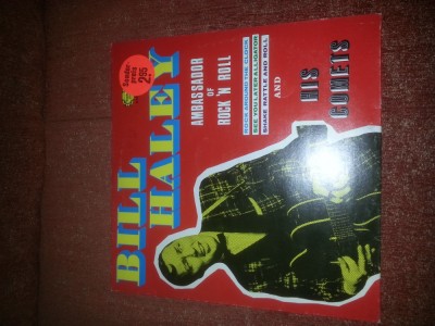 Bill Haley Ambasador of Rock&amp;rsquo;n Roll Rainbow Belgium vinil vinyl VG+ foto