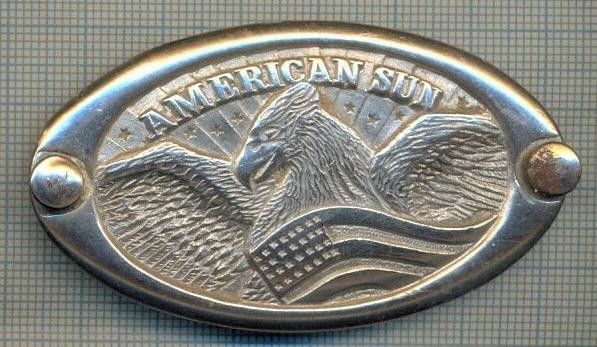 MEDALIE Y29 - PLACHETA EMBLEMA - AMERICAN SUN