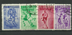 Albania 1959 - sport Spartakiada, serie stampilata foto