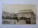 Carte postala Bucuresti:Taxi cu numar de Bucuresti la vama postei aprox.1920