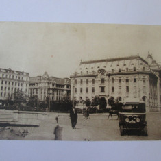 Carte postala Bucuresti:Taxi cu numar de Bucuresti la vama postei aprox.1920