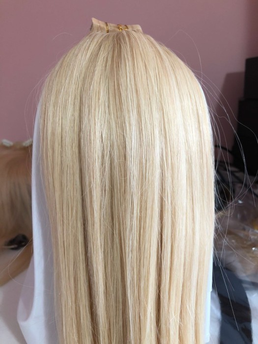 Vand Extensii De Par Tape In Banda Adeziva 100 Natural Arhiva