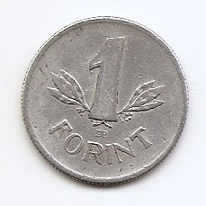 Ungaria 1 Forint 1961 - Aluminiu, 23.7 mm KM-555 foto