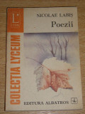 Myh 722 - POEZII - NICOLAE LABIS - ED 1985