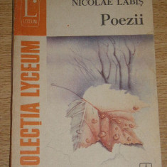 myh 722 - POEZII - NICOLAE LABIS - ED 1985