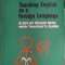 Teaching English As A Foreign Language