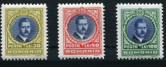 Romania 1930 Lp 88 Carol Londra serie mnh foto