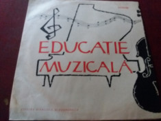 DISC VINIL EDUCATIE MUZICALA PENTRU CLASA A VIII-ACS 018 foto