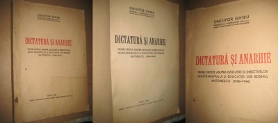9439-I-Onisor Ghibu-Dictatura si Anarhie Regimul Antonescu Sibiu 1944. foto