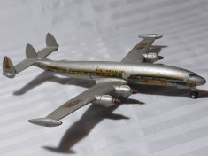 DINKY SUPERTOYS 60 C - MECCANO - FRANTA - AVION SUPER &amp;quot;G&amp;quot; CONSTELATION - METAL foto