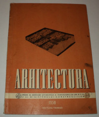 Revista Arhitectura anul 1, 1950, numerele 4-5, primul an al perioadei comuniste foto