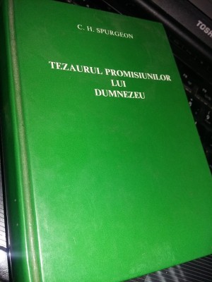 TEZAURUL PROMISIUNILOR LUI DUMNEZEU,MEDITATII PT.FIECARE ZI,C.H.SPURGEON,1991 foto