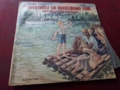 DISC VINIL MARK TWAIN - AVENTURILE LUI HUCKLEBERRY FINN foto