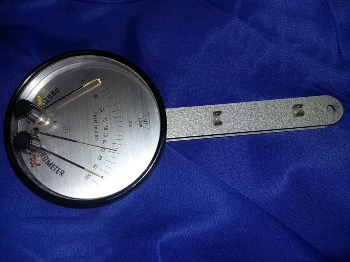 termometru VECHI Prazisions-Hygrometer,DDR-Berlin,%rel Feuchte,Trans.GRATUIT
