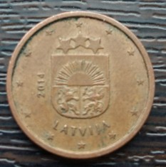 (M753) MONEDA LITUANIA - 1 EUROCENT 2014 foto