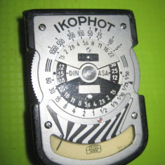 Ikophot Zeiss Ikon- Exponometru Foto Lightmeter vechi.