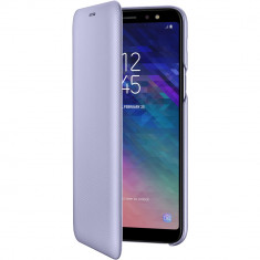 Husa Agenda Flip Wallet Violet SAMSUNG Galaxy A6 Plus (2018) foto