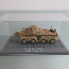 Macheta tanc Sd.Kfz.231 8Rad - 13.Pz.Div. - URSS – 1943 scara 1:72