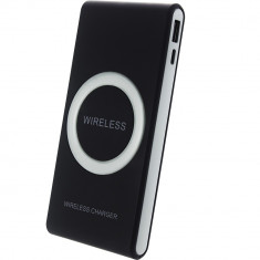 Baterie Externa Cu Incarcare Wireless 7000 mAh Negru foto