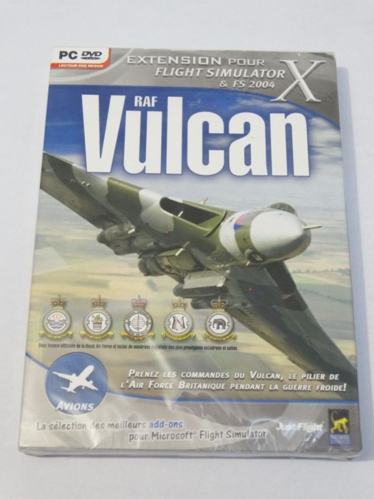 Joc PC - Flight Simulator X &amp; FS 2004 RAF Vulcan extension add-on - sigilat