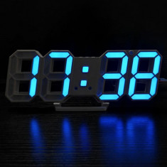 Ceas digital cu LED-uri mari DS-6609 Temp alarma Data Ora Lumina de noapte foto
